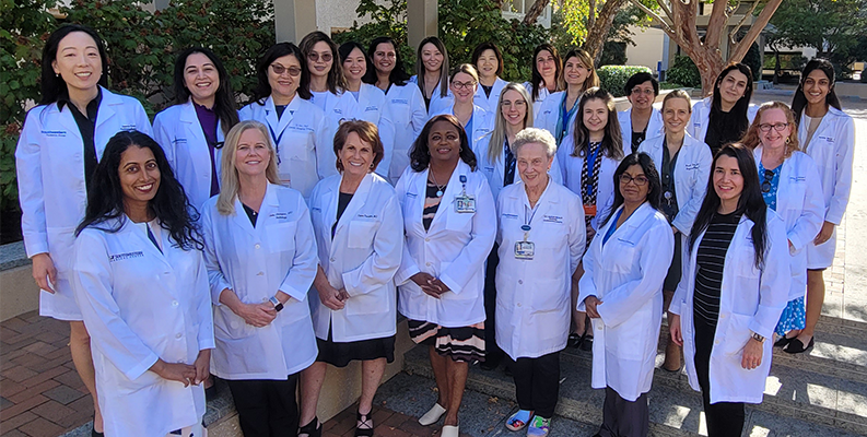 A group photo of the Women in Radiology group